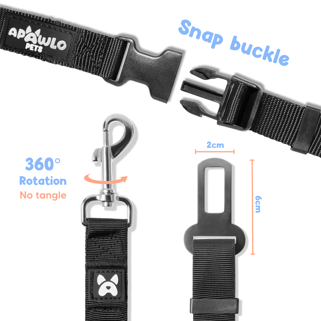 2-in-1 Dog Car Safety Restraint