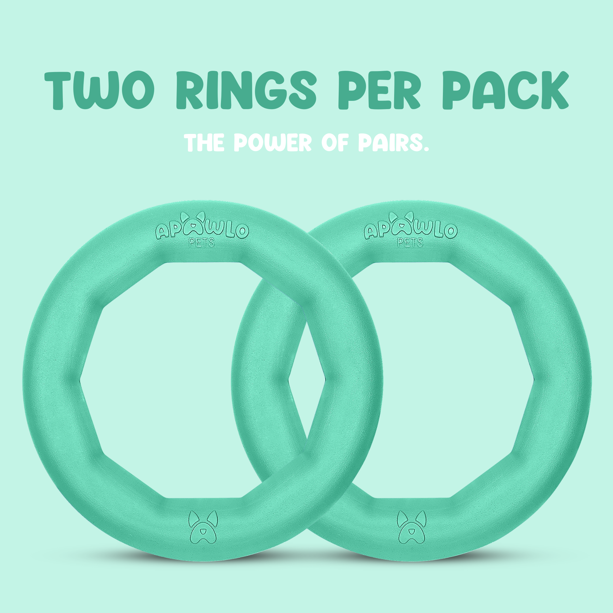 Active Ring (2 Pack) Dog Fitness Toy