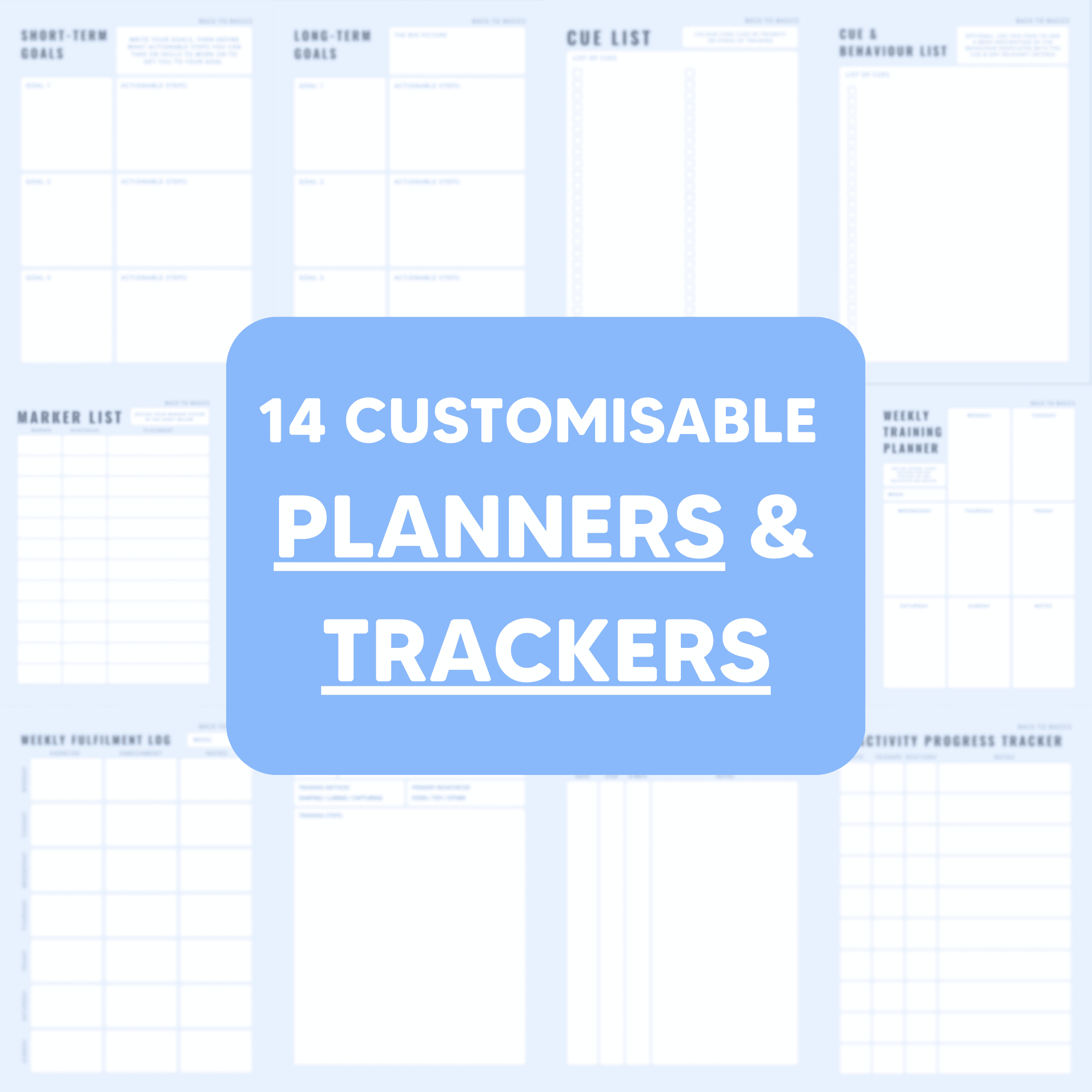 Back to Basics: Dog Training Planner