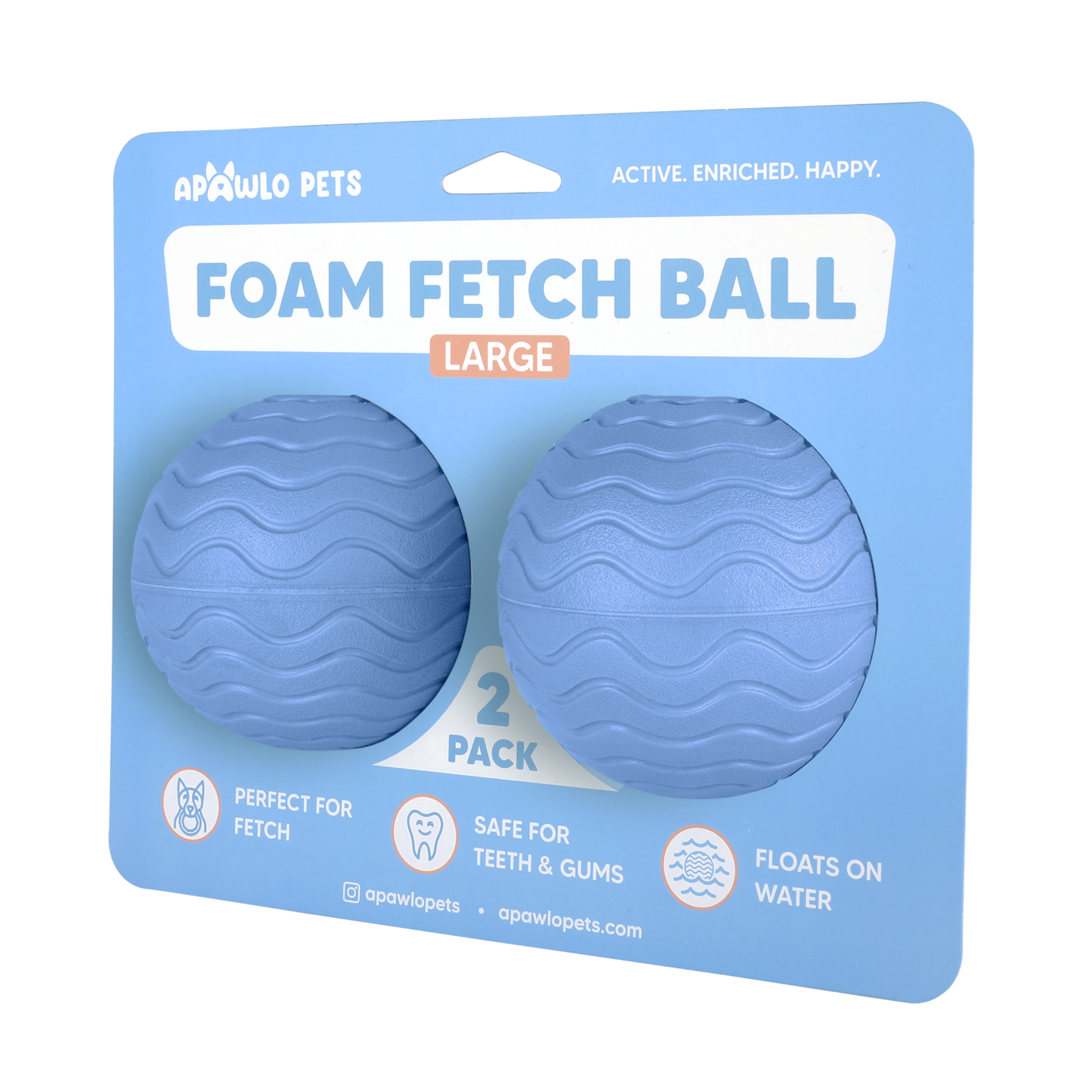 Foam Fetch Ball (2 Pack)