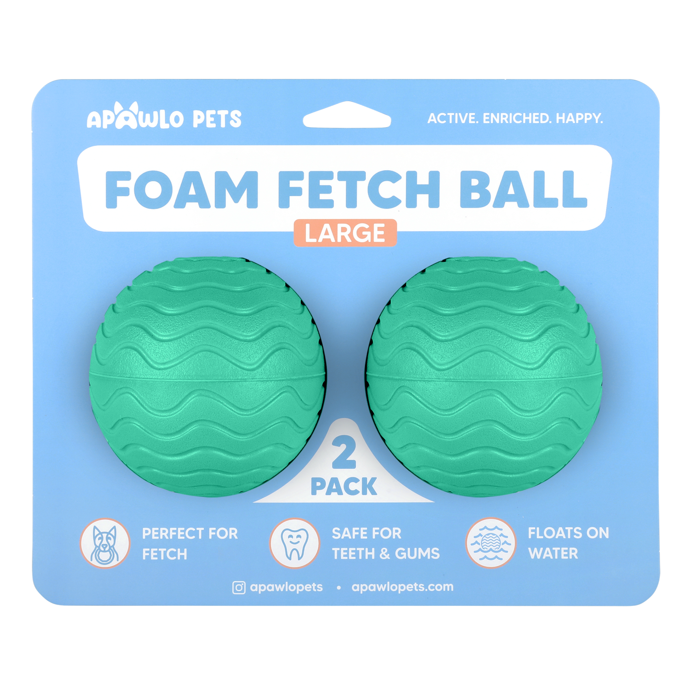 Foam Fetch Ball (2 Pack)