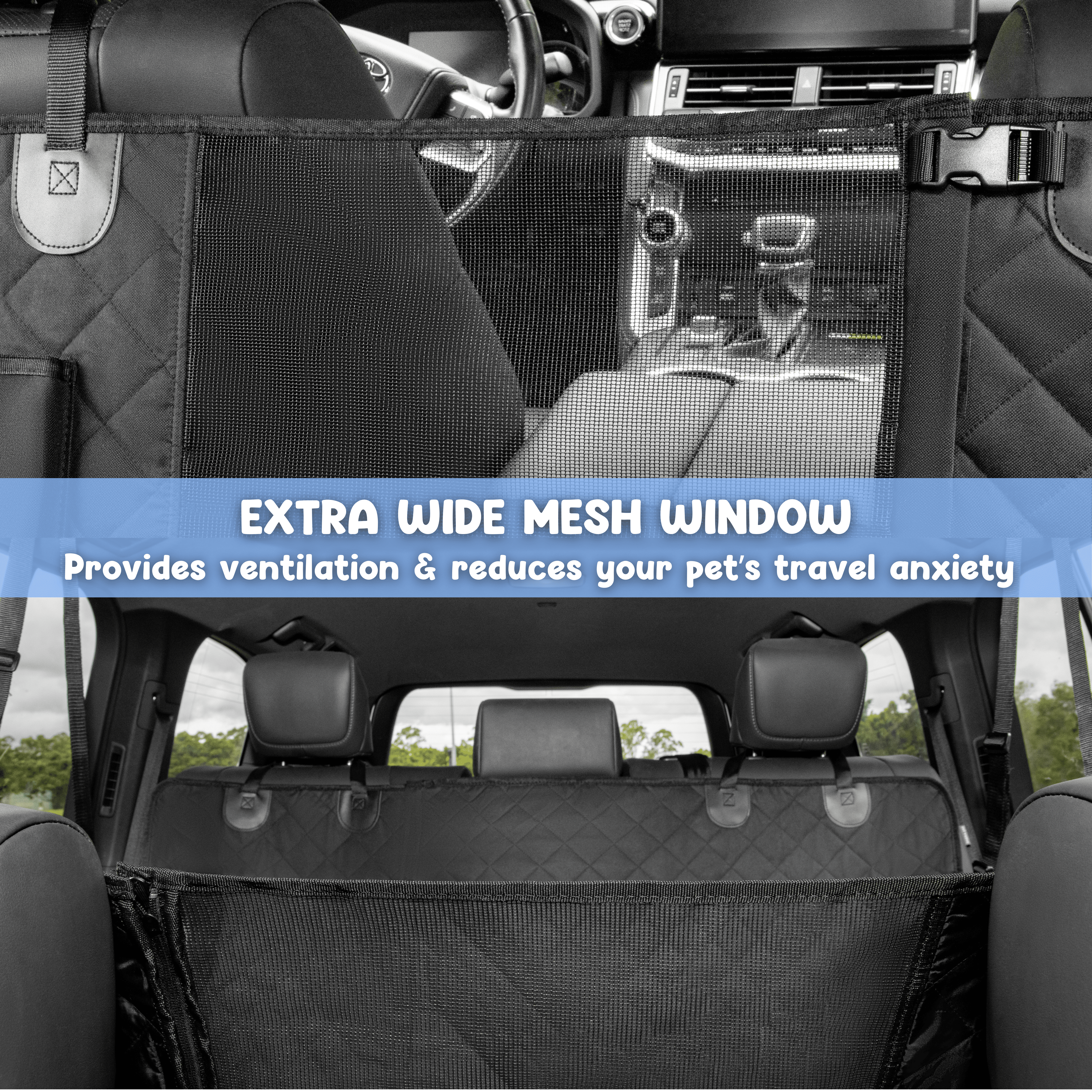 4-in-1 Dog Car Seat Cover