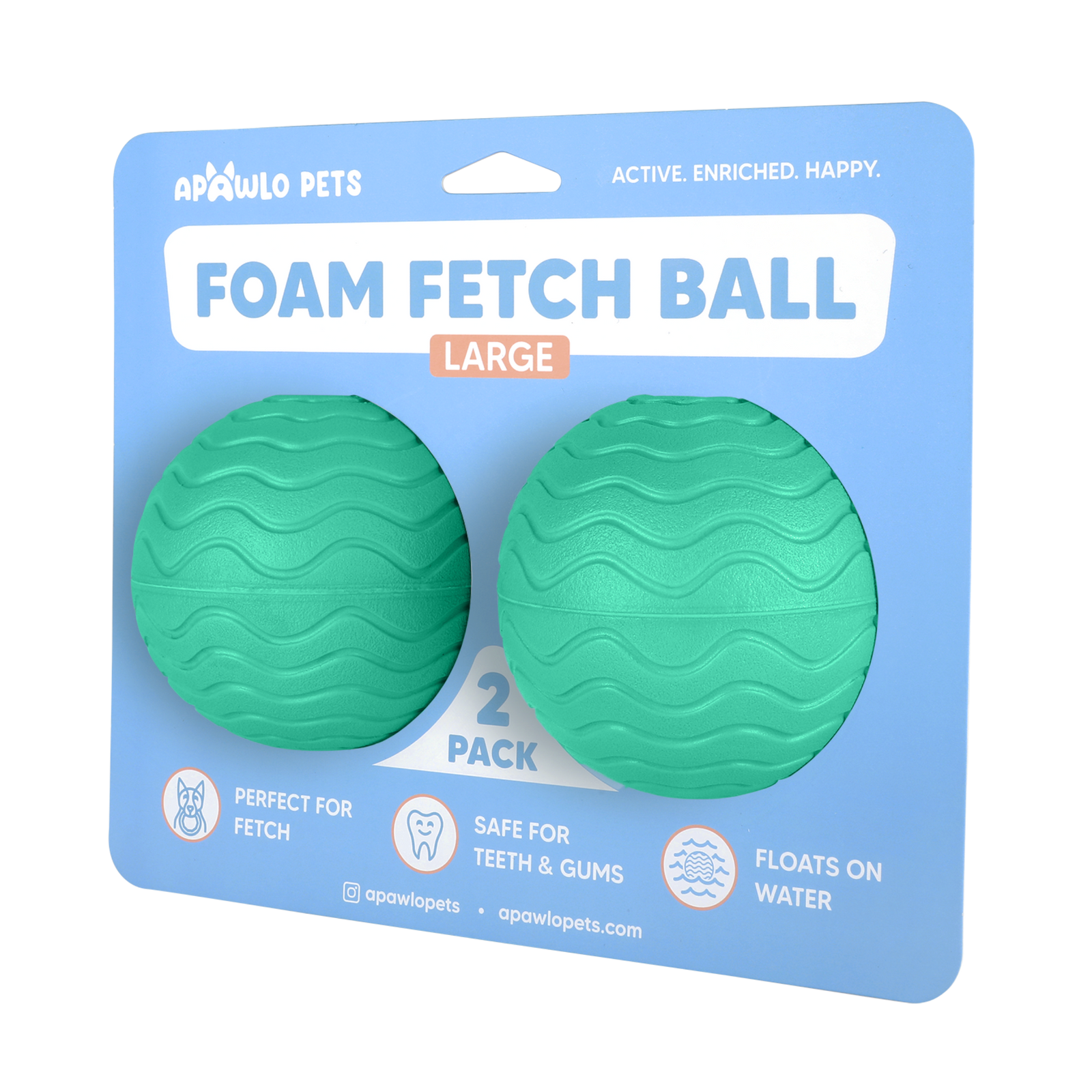 Foam Fetch Ball (2 Pack)