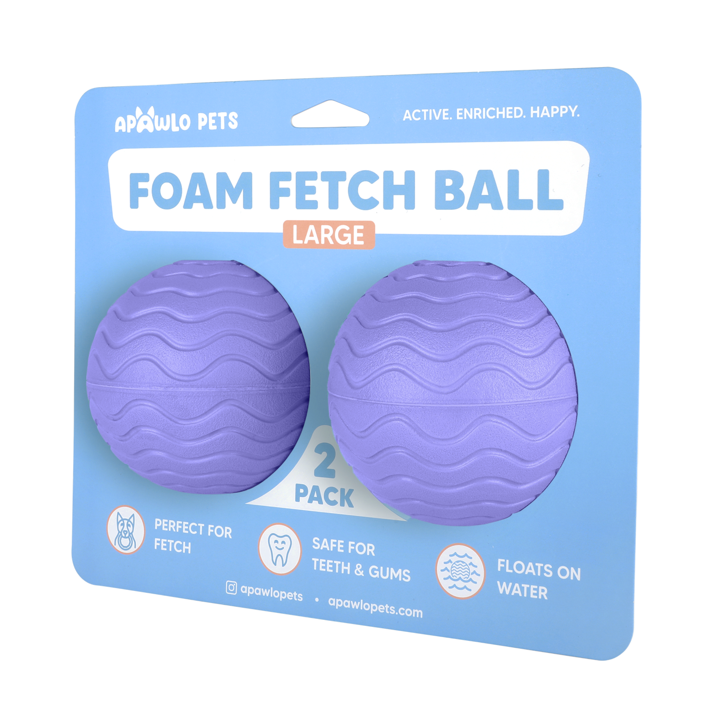 Foam Fetch Ball (2 Pack)