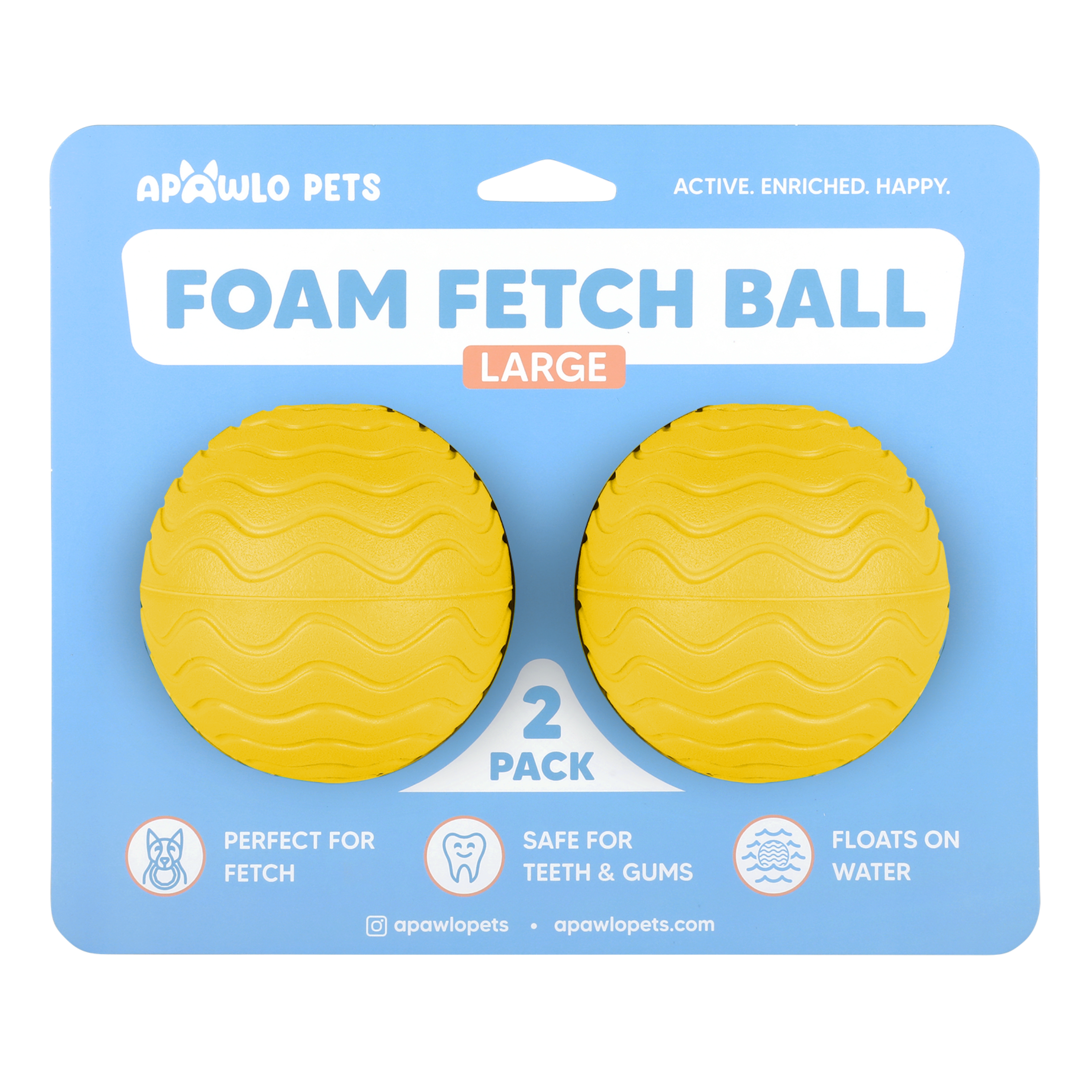 Foam Fetch Ball (2 Pack)