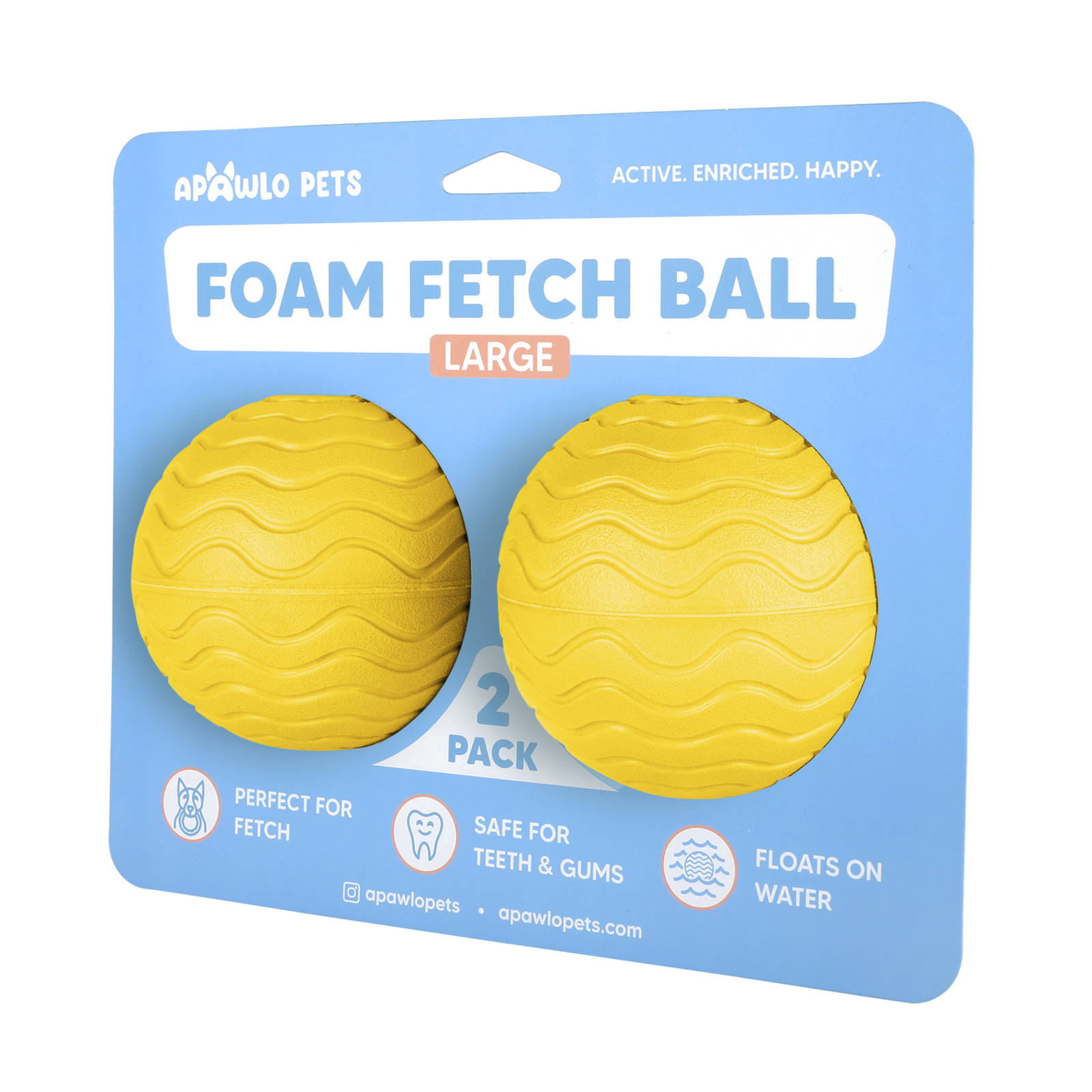 Foam Fetch Ball (2 Pack)