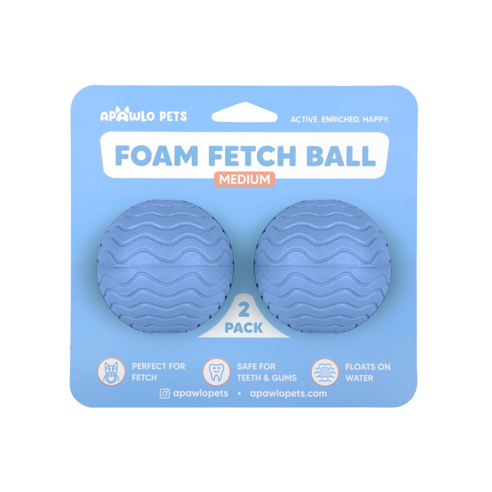Foam Fetch Ball (2 Pack)