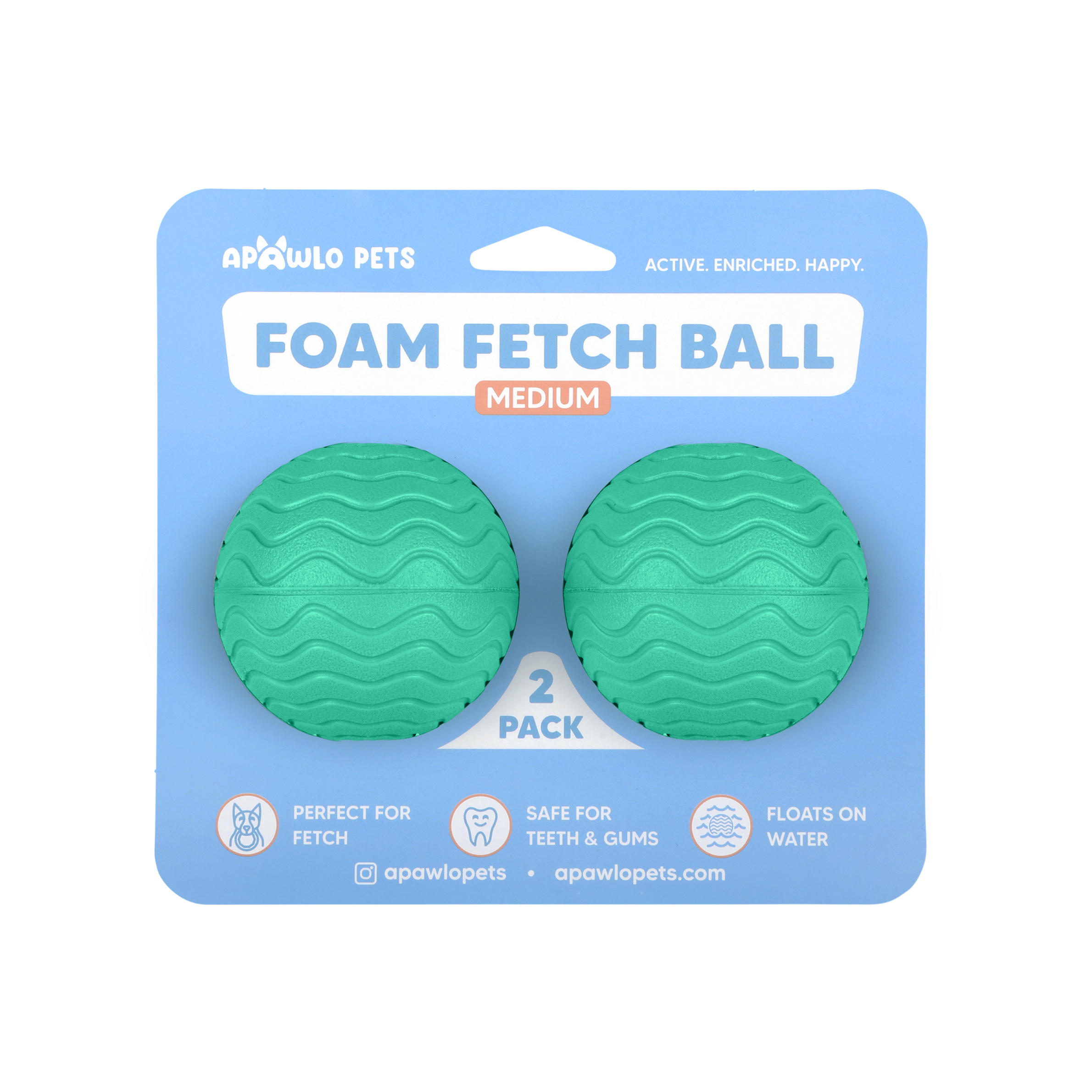 Foam Fetch Ball (2 Pack)