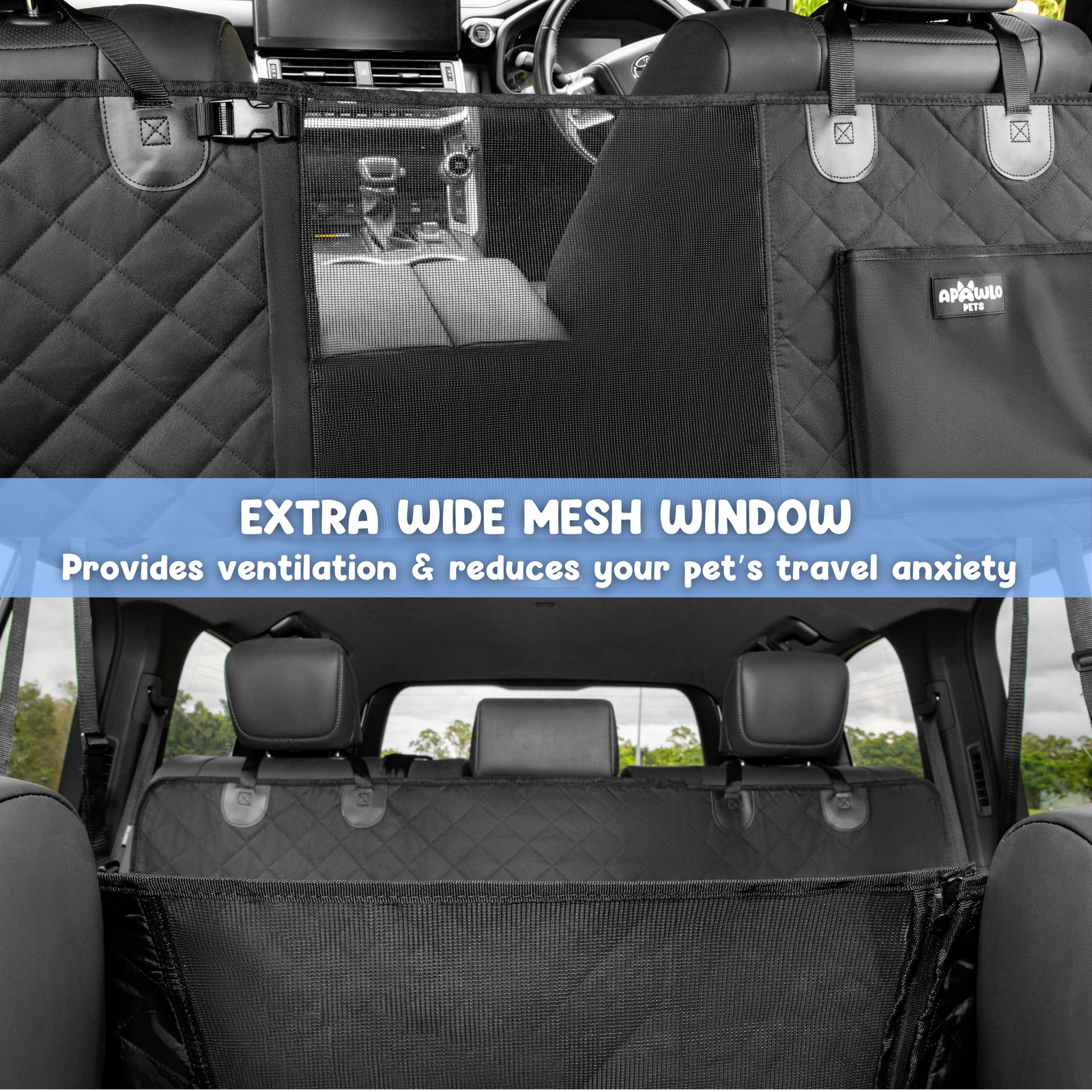 4-in-1 Dog Car Seat Cover