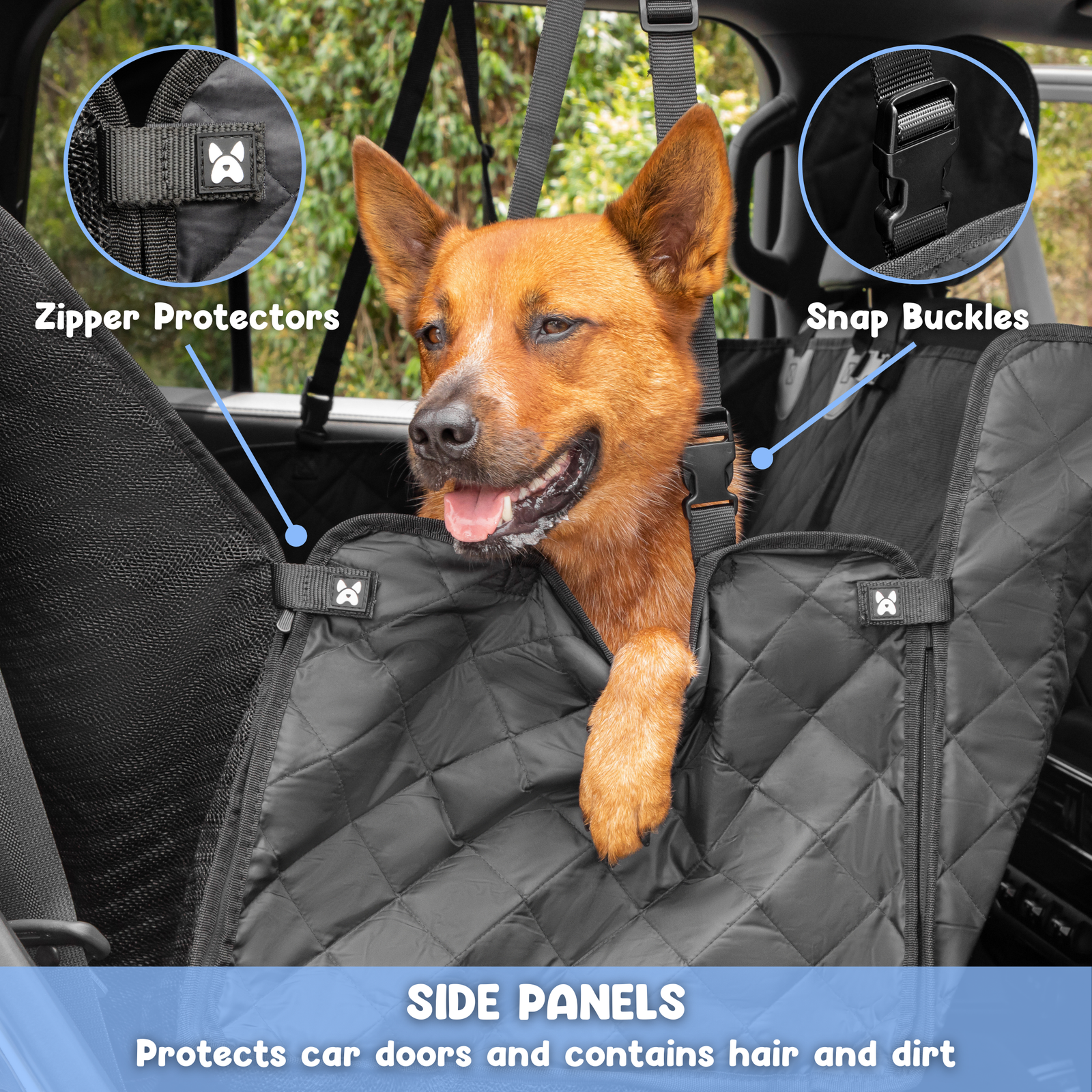 4-in-1 Dog Car Seat Cover