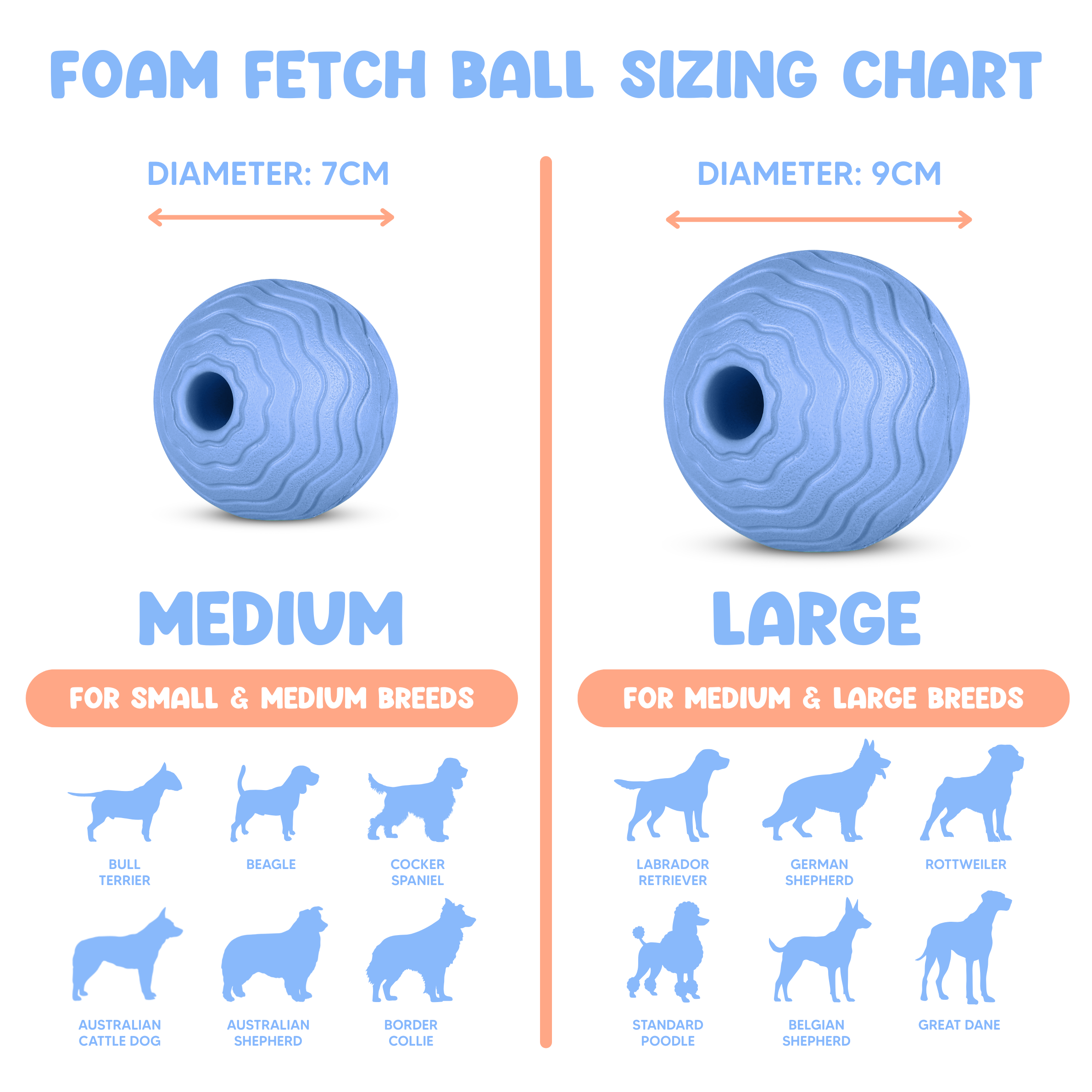 Foam Fetch Ball (2 Pack)
