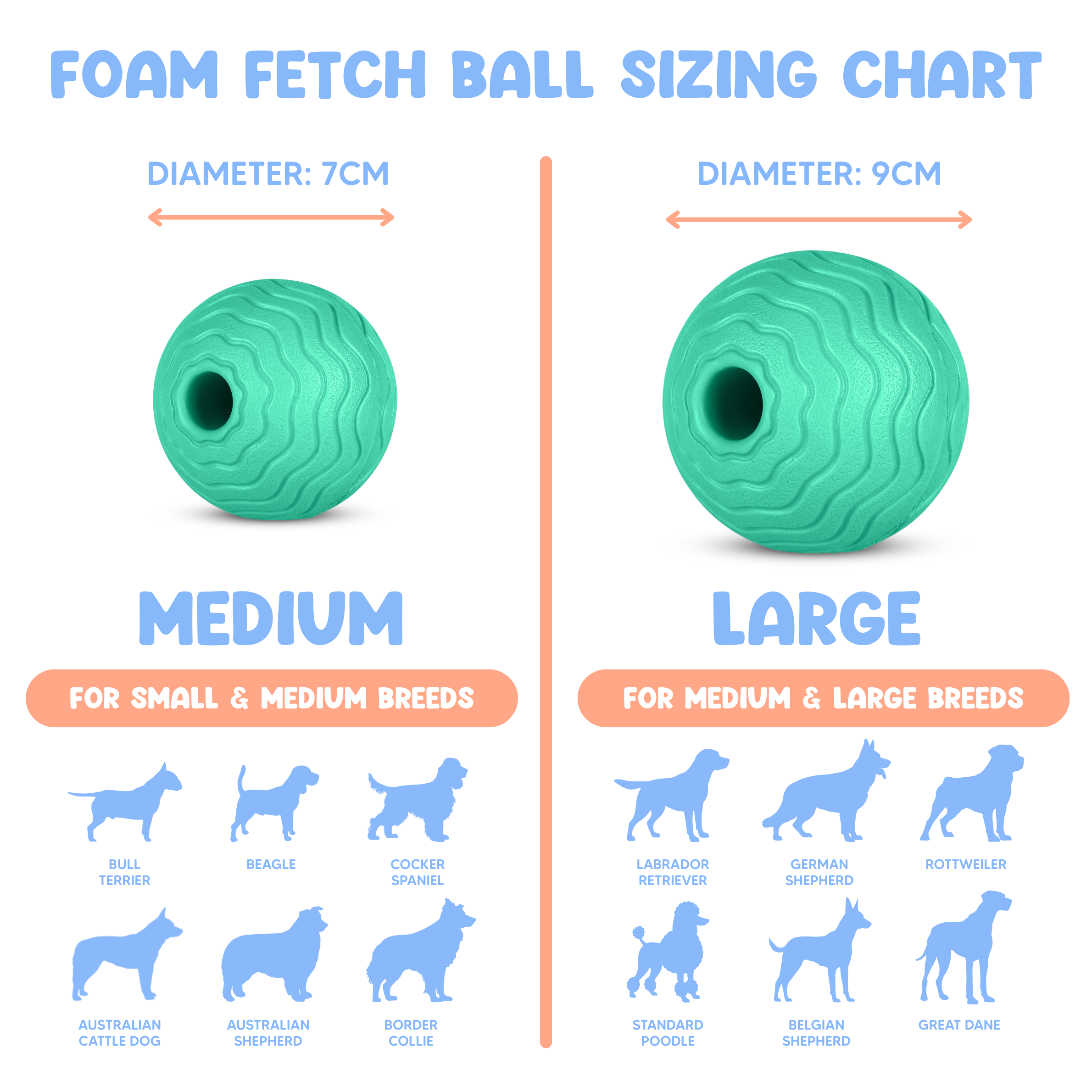 Foam Fetch Ball (2 Pack)