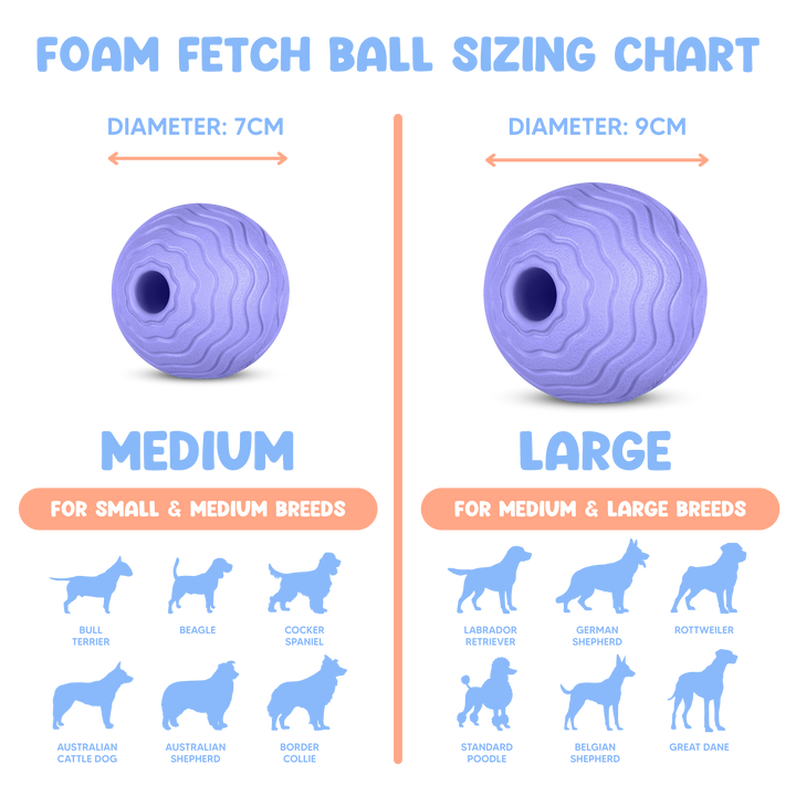 Foam Fetch Ball (2 Pack)