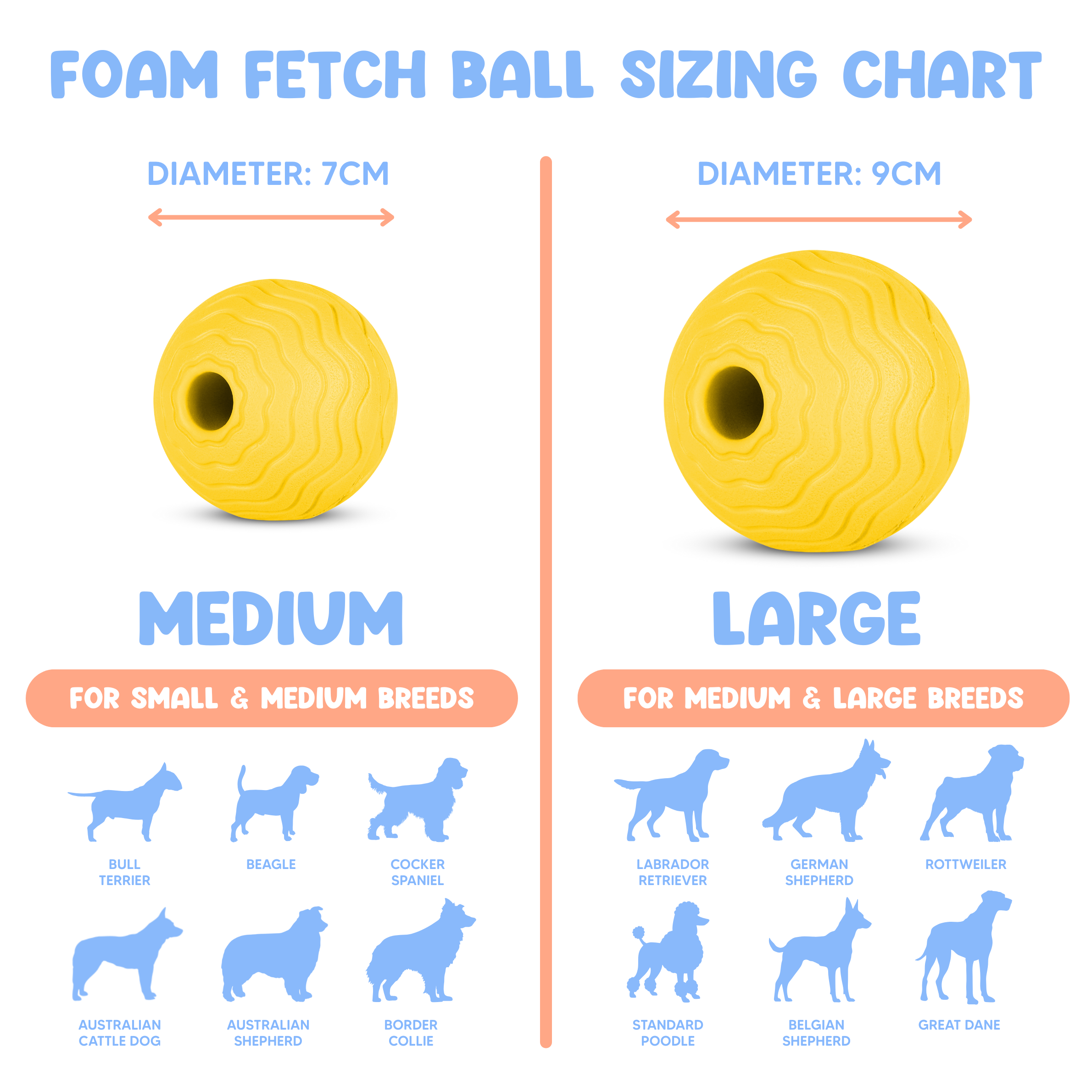 Foam Fetch Ball (2 Pack)