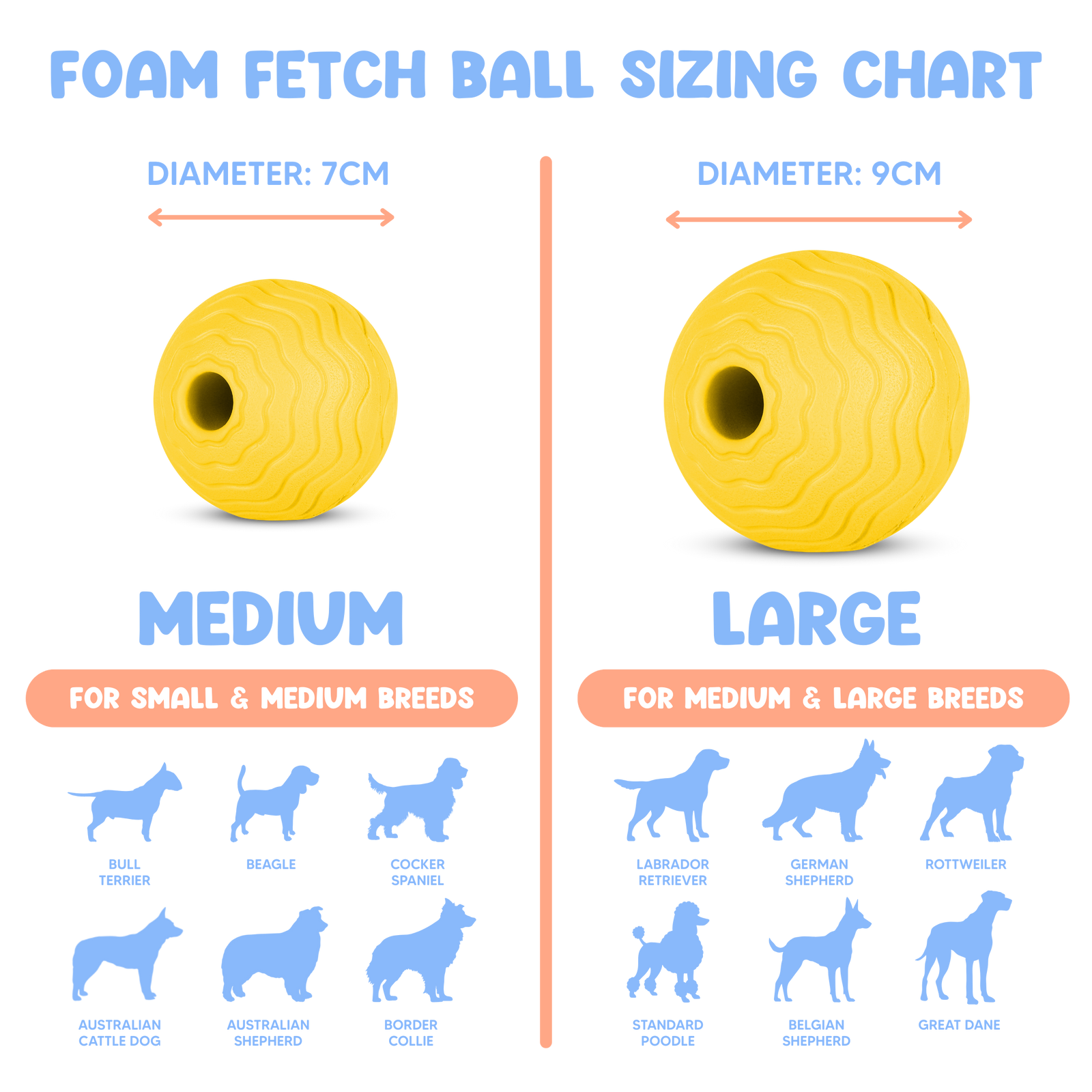 Foam Fetch Ball (2 Pack)