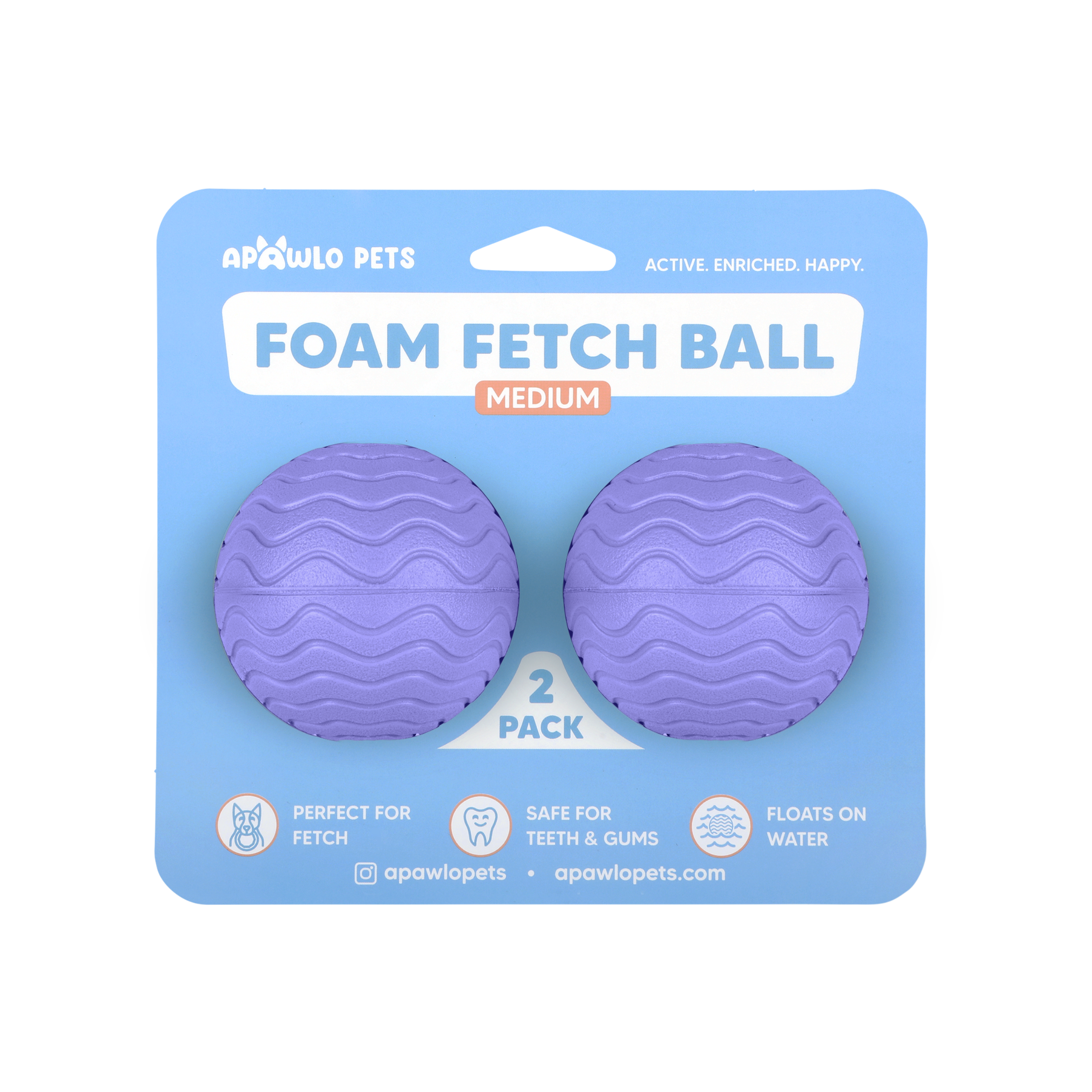 Foam Fetch Ball (2 Pack)