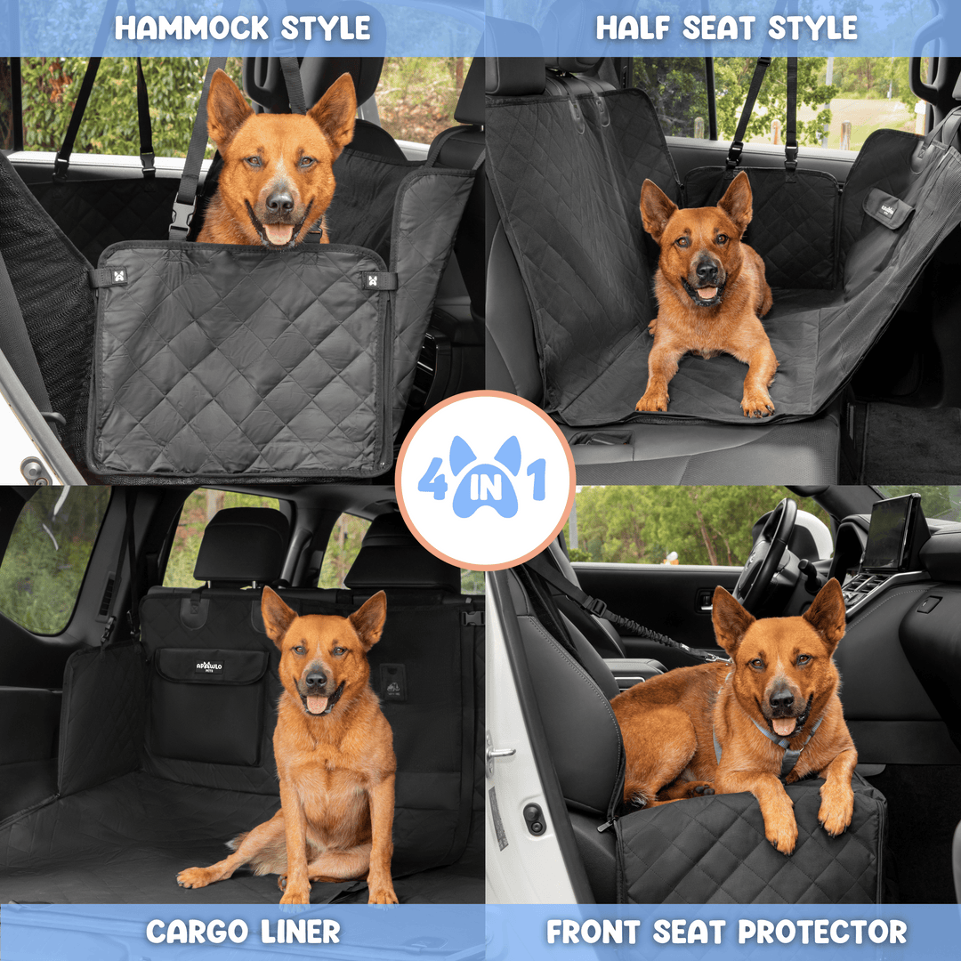 4-in-1 Dog Car Seat Cover