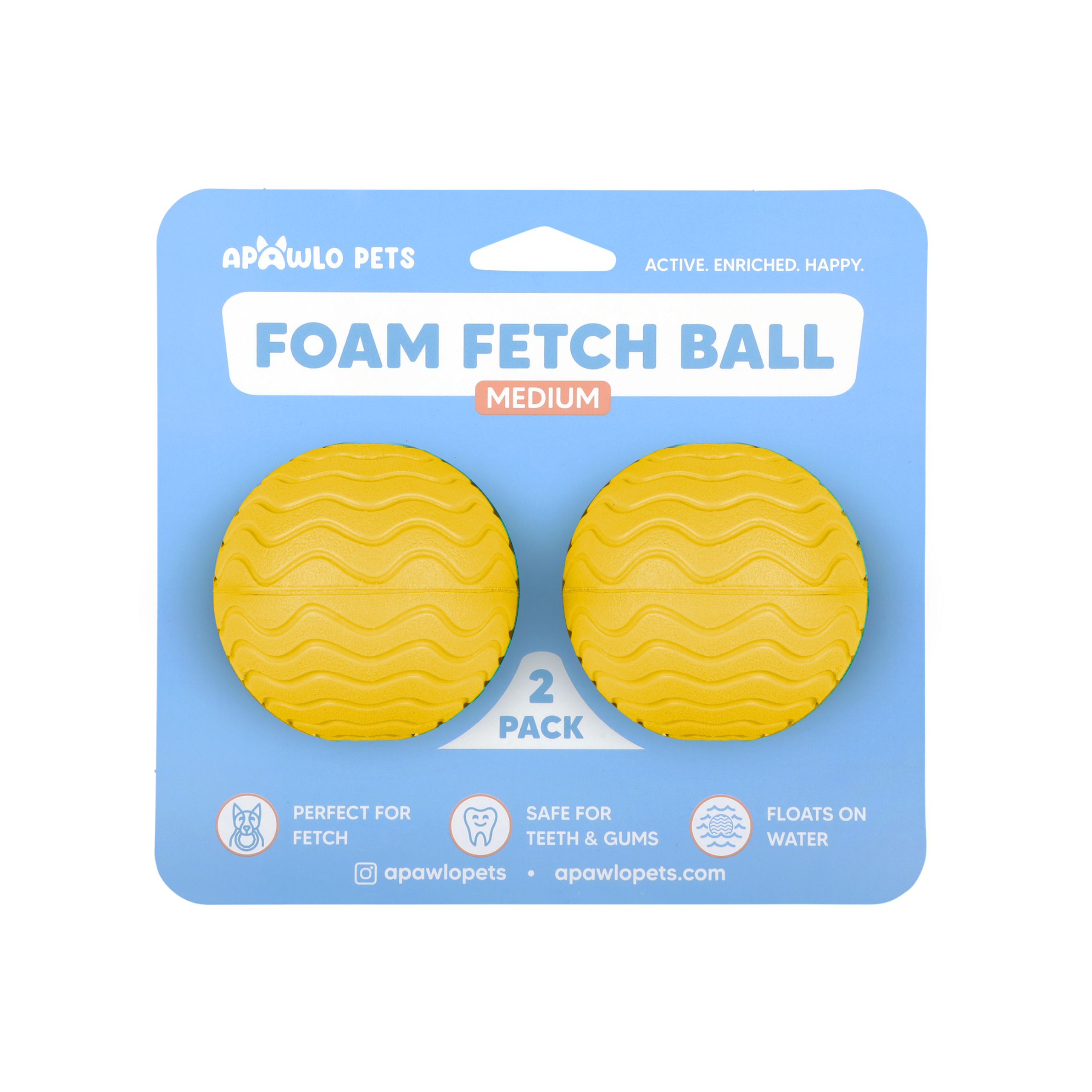Foam Fetch Ball (2 Pack)