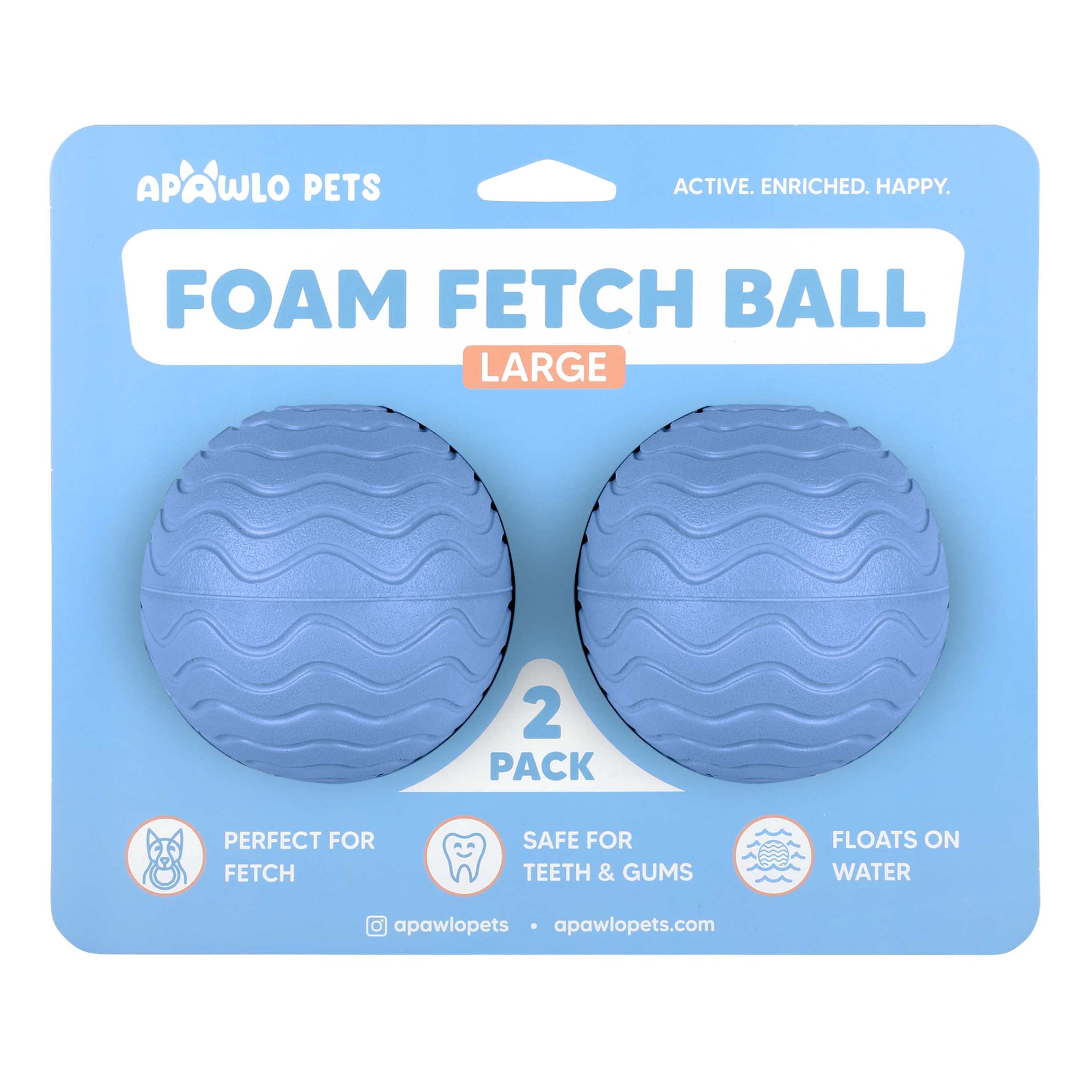 Foam Fetch Ball (2 Pack)