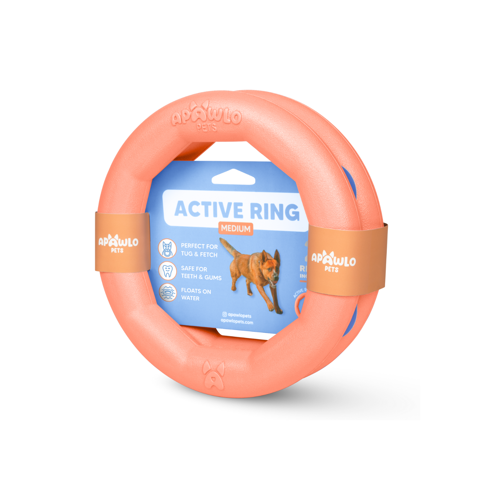 Active Ring (2 Pack) Dog Fitness Toy