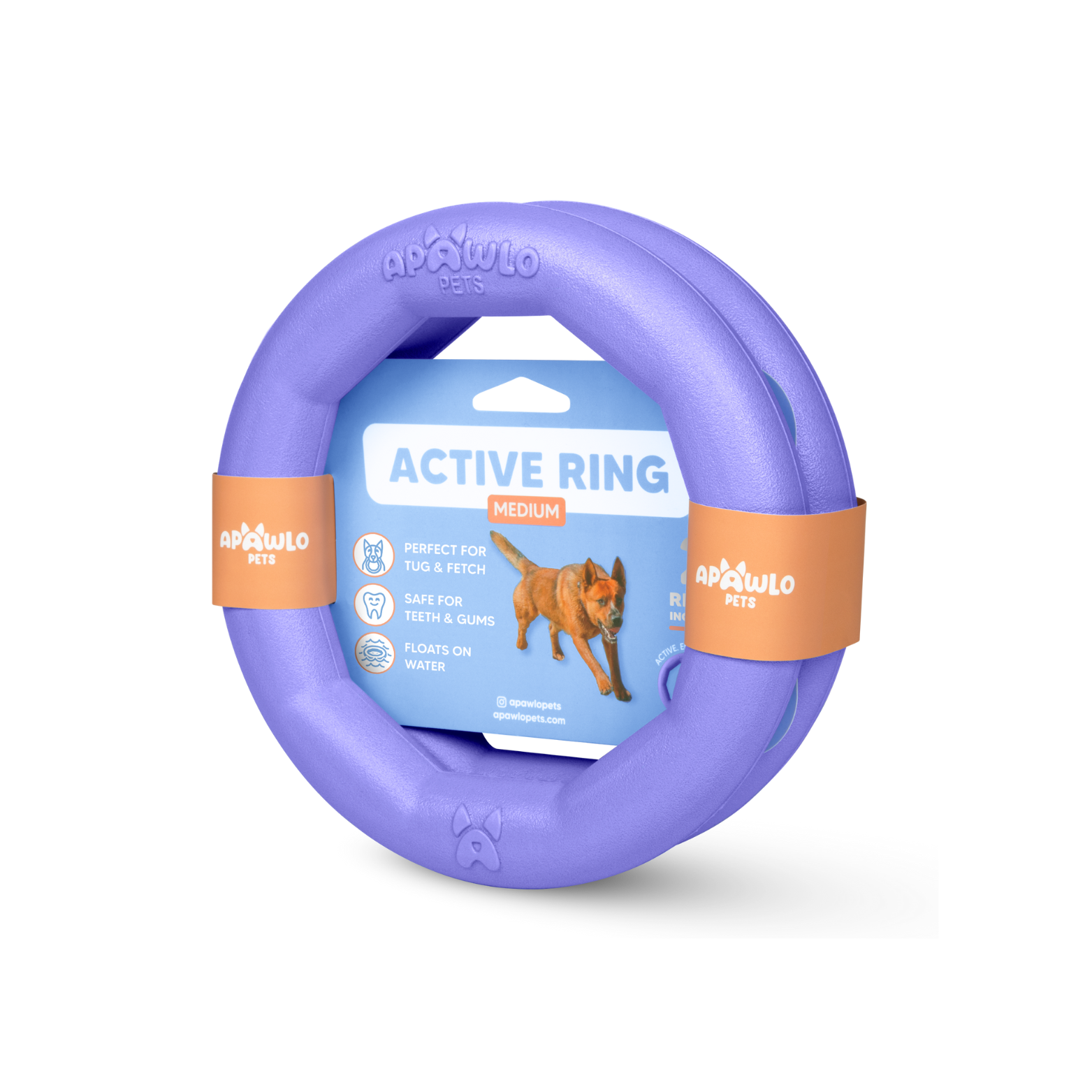 Active Ring (2 Pack) Dog Fitness Toy