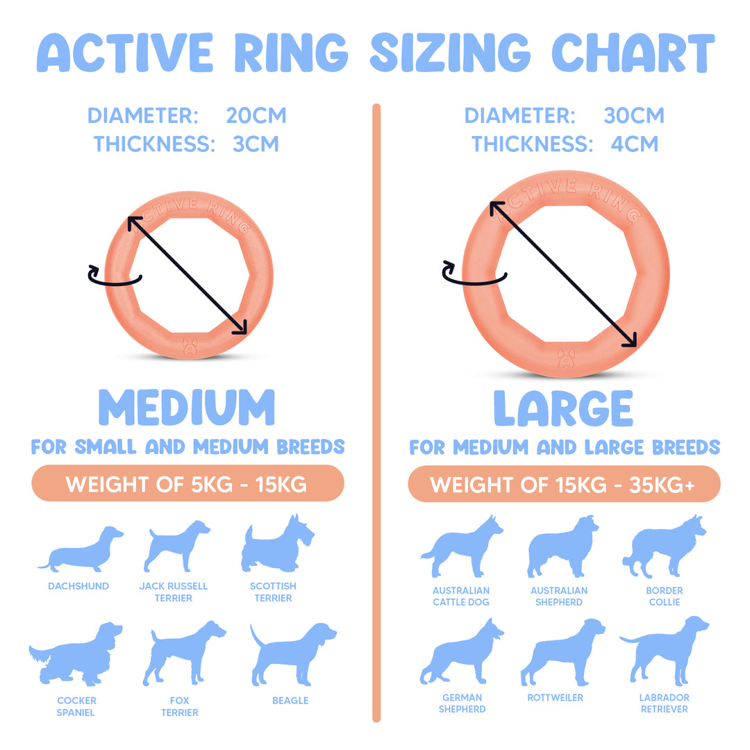 Active Ring (2 Pack) Dog Fitness Toy