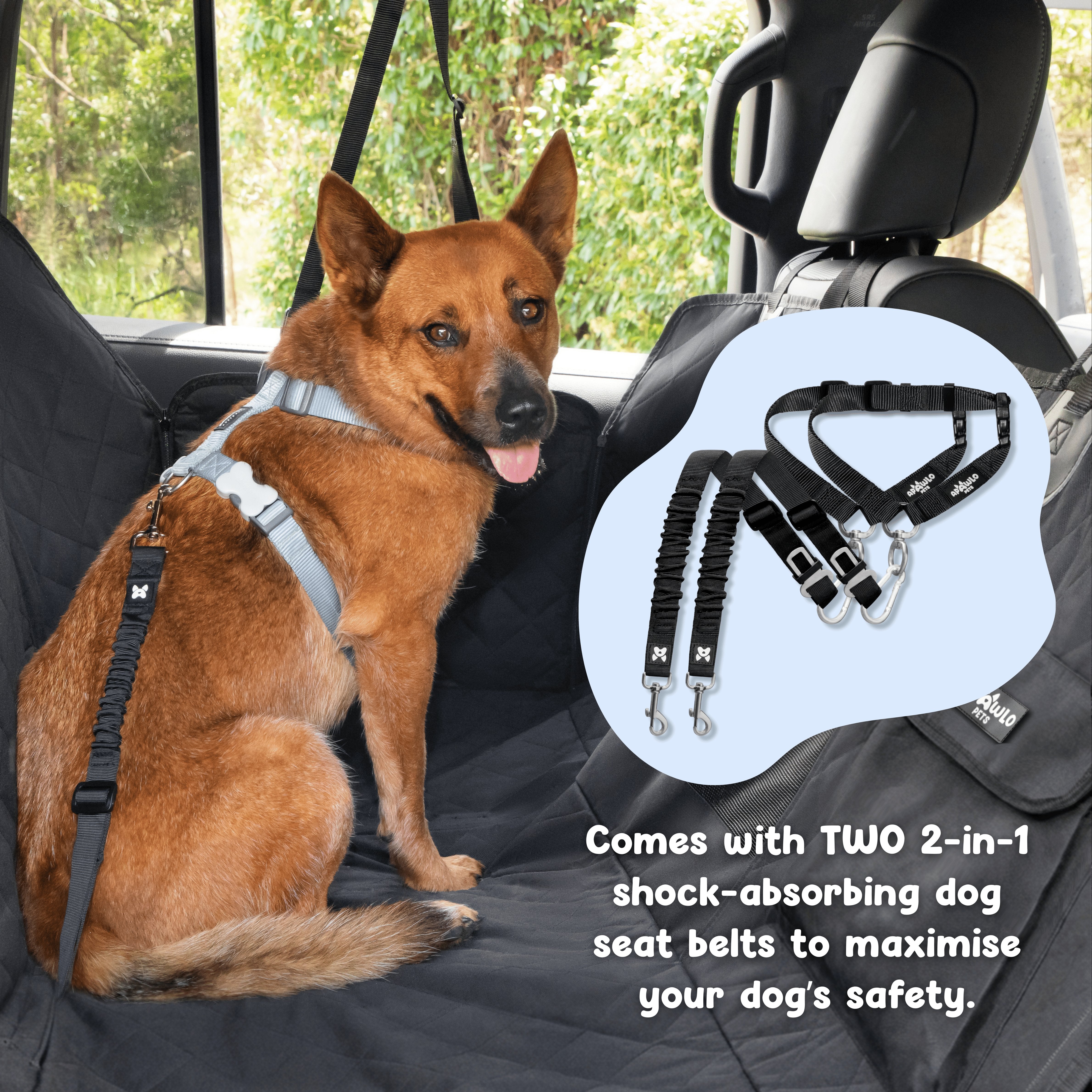 4-in-1 Dog Car Seat Cover