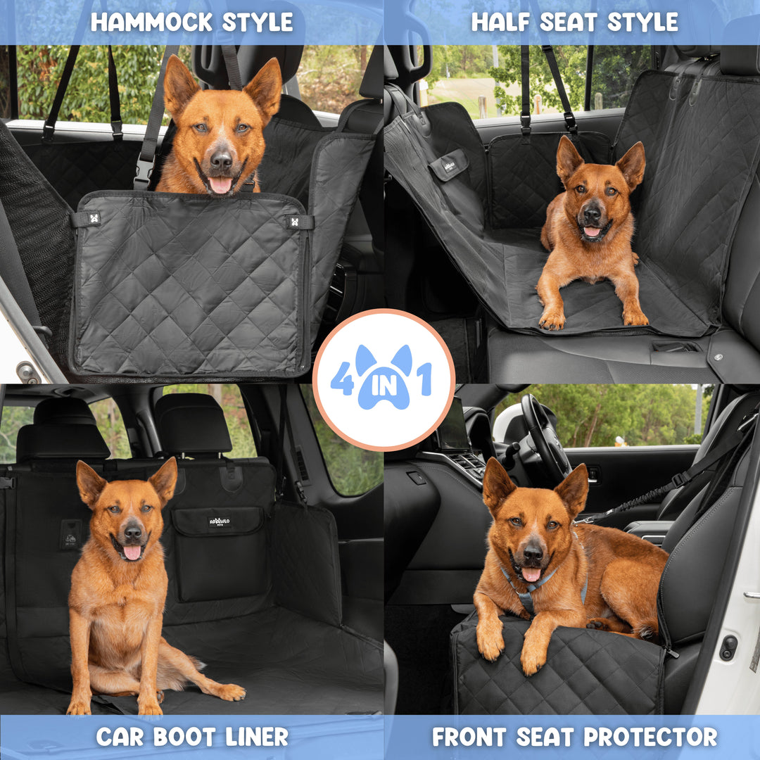 4-in-1 Dog Car Seat Cover