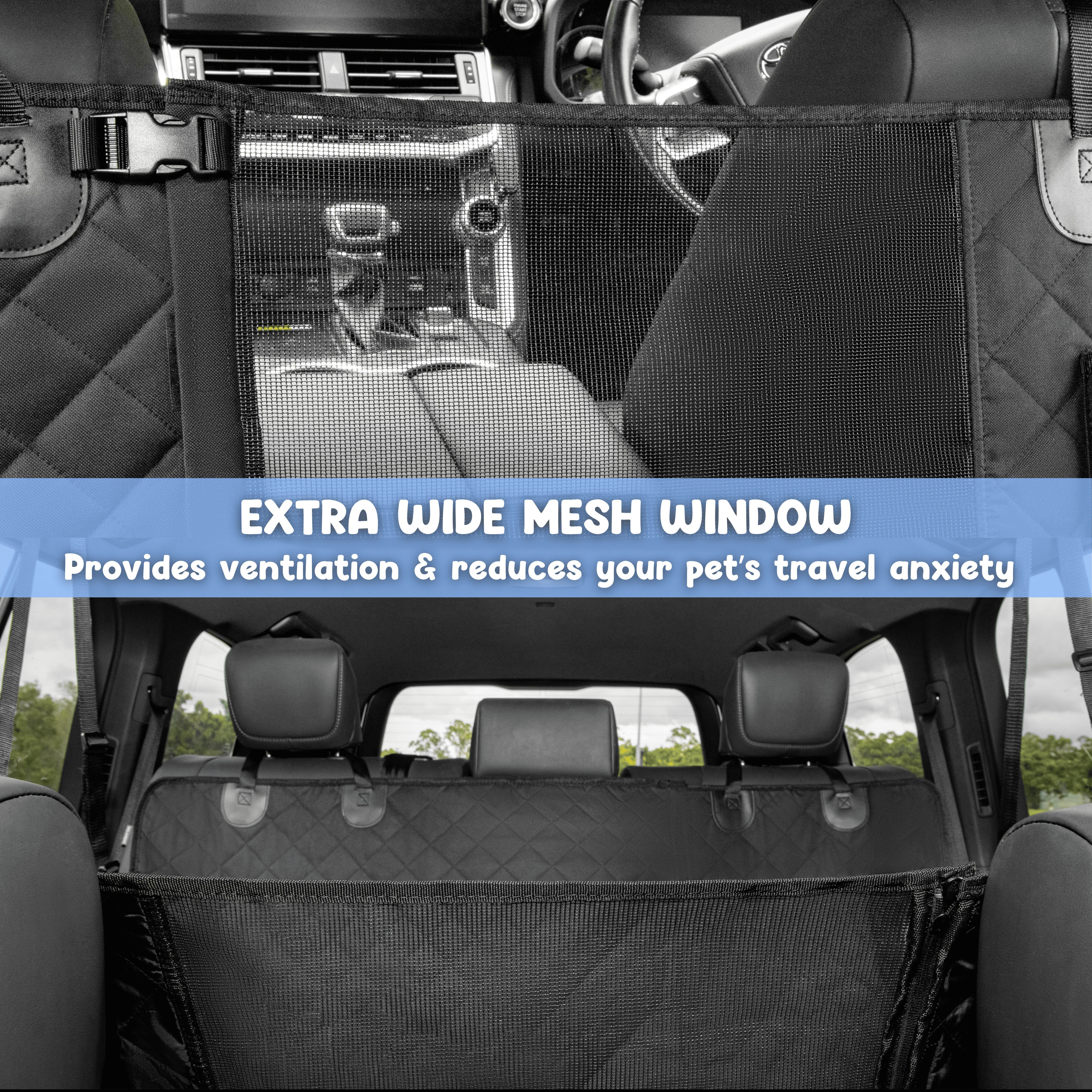 4-in-1 Dog Car Seat Cover
