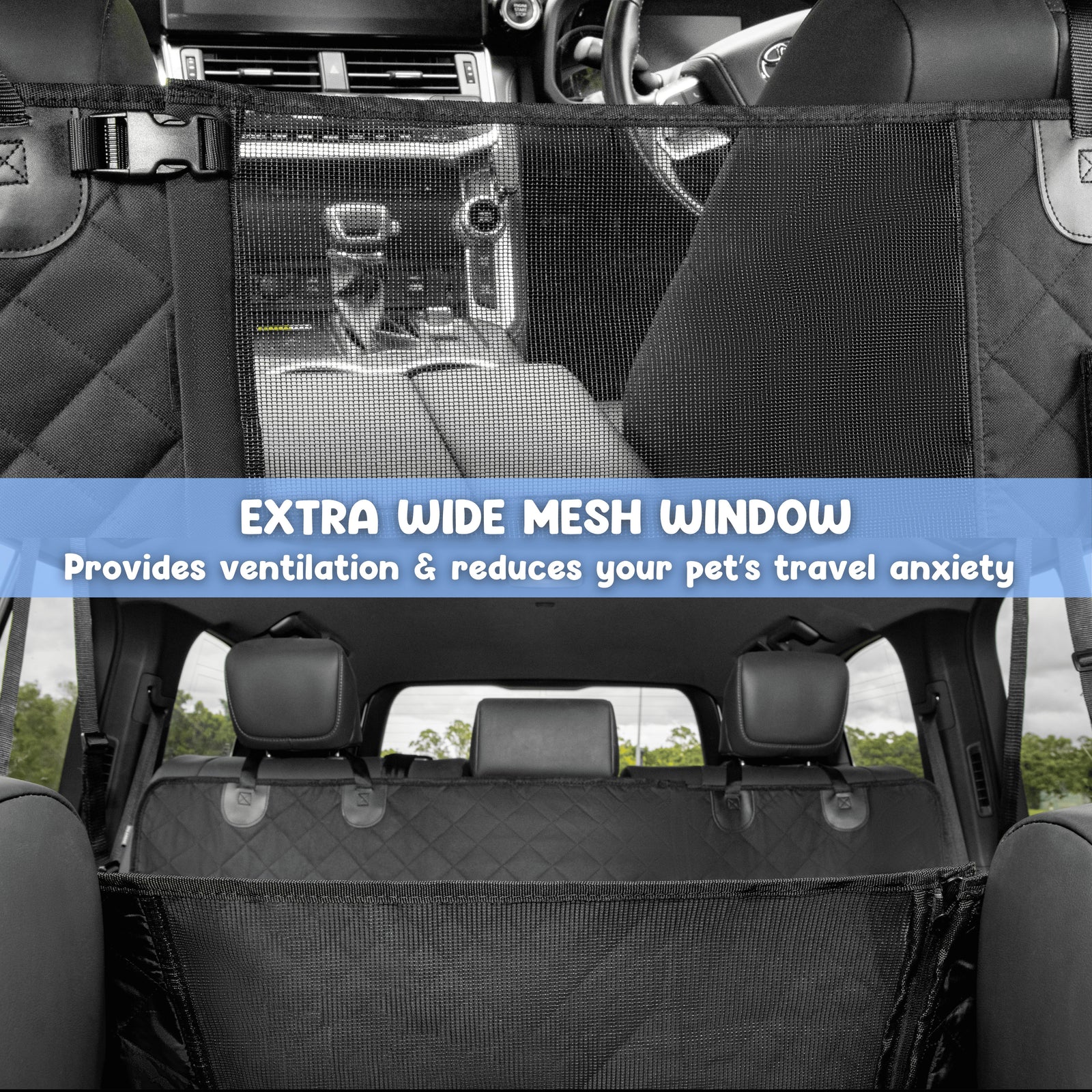 4-in-1 Dog Car Seat Cover