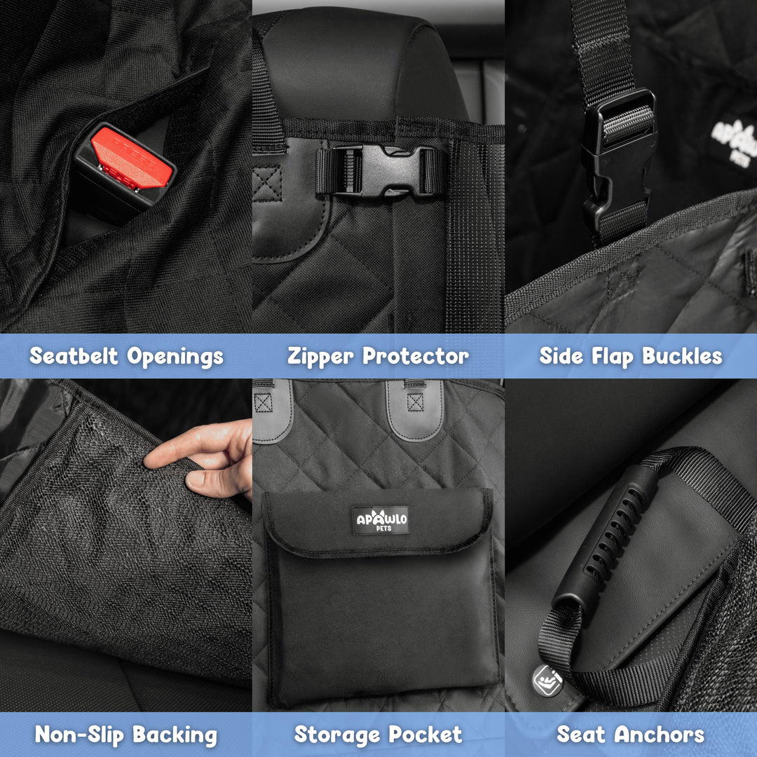 4-in-1 Dog Car Seat Cover